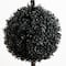 5ft. UV Resistant Artificial Halloween Black Triple Ball Boxwood Topiary (Indoor/Outdoor)